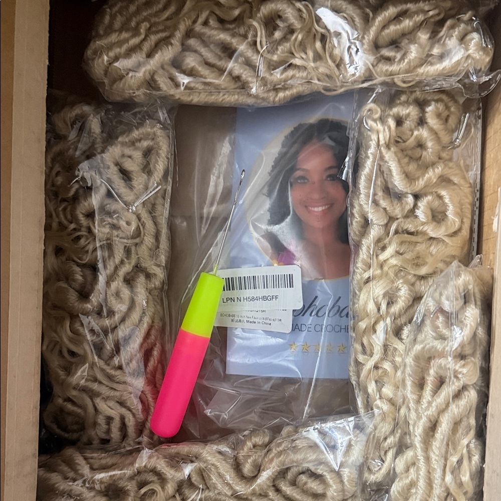 Blonde Crochet Hair Extensions